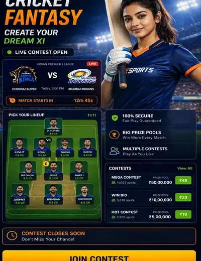 Wwwfbbet4 (fbbet 4) fantasy cricket & matchday visual 3